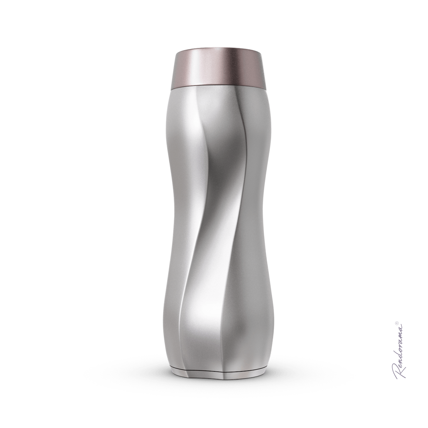 3D Stahlflasche
